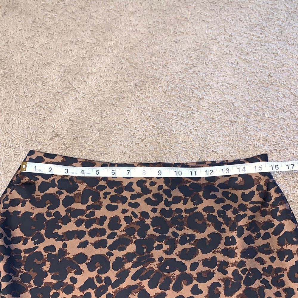 Women’s Rachel Zoe Leopard Print A-Line Midi Skirt Size 6 - Picture 2 of 8